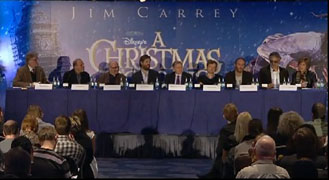 2. November 2009, London, A Christmas Carol Presse Konferenz