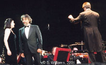 London, 21.7.2001, mit Ana Maria Martinez und Steven Mercurio, Thanks to Bec