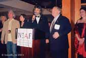 NIAF Dessert reception, LA, 30.11.2001, right: Ana Maria Martinez, thanks to Astrid