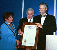 NIAF Empfang Chicago, 7. Juni 2002, Thanks to Gloria