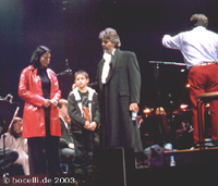 Prag, 4. 10. 2003, rehearsals, Proben, photo copyright Bocelli.de