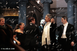 Neapel, 24.10.08, Andrea Griminelli, Cecilia Bartoli, Massimo Ranieri, Steven Mercurio, photo copyright www.bocelli.de