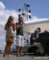 Lajatico, July 2008, rehearsing with Nicola Piovani, copyright www.bocelli.de 2008