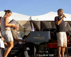 Lajatico, July 2008, with Nicola Piovani,  copyright www.bocelli.de 2008