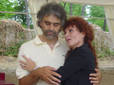 Tosca Proben, Torre del Lago, Juli 2004, Copyright: www.andreabocelli.com