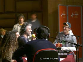 Rome, March 13, 2006, Fiorello Show Radio Rai2, foto copyright bocelli.de 2006