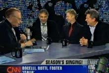 Larry King, CNN, 15.12.07 mit Chris Botti und David Foster