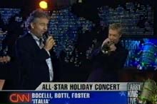 Larry King, CNN, 15.12.07 mit Cris Botti und David Foster