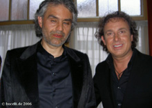 Nijmegen, 13. 5. 2006, mit Marco Borsato, Bild copyright www.bocelli.de