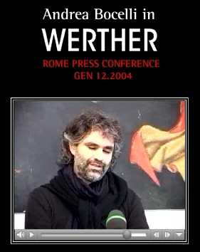 Pressekonferenz in Rom am 12.1.2004 zu Werther